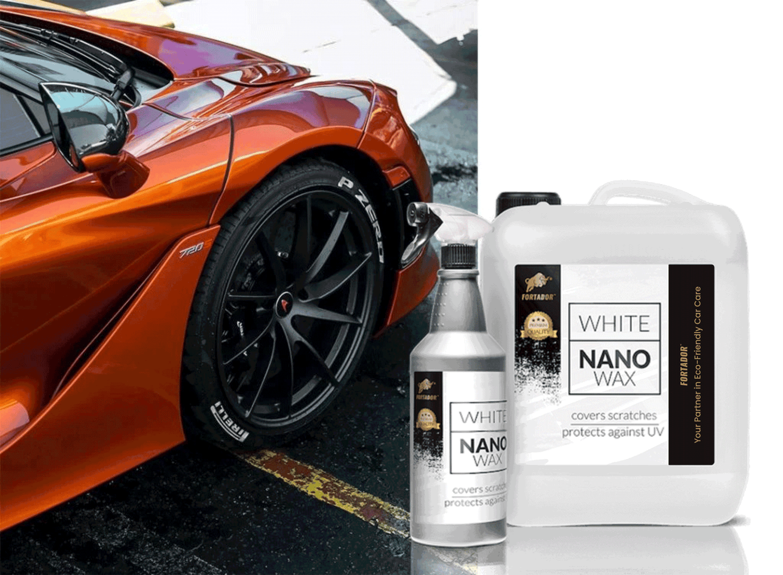 Fortador White Nano Wax with Ceramic Coating
